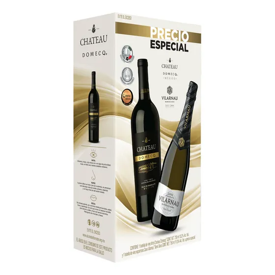 Chateau Domecq Vino Tinto 750ml | Vilarnau Demisec 750 Vap