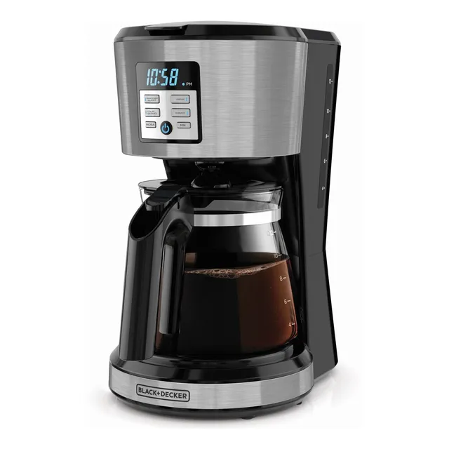 Cafetera Black+Decker CM1331 automática stainless de filtro 110V