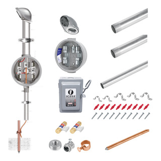 Kit Acometida Mufa Cfe De 3m 127v Con Interruptor Seguridad Kit Acometida Mufa Cfe De 3m 127v Con Interruptor Seguridad