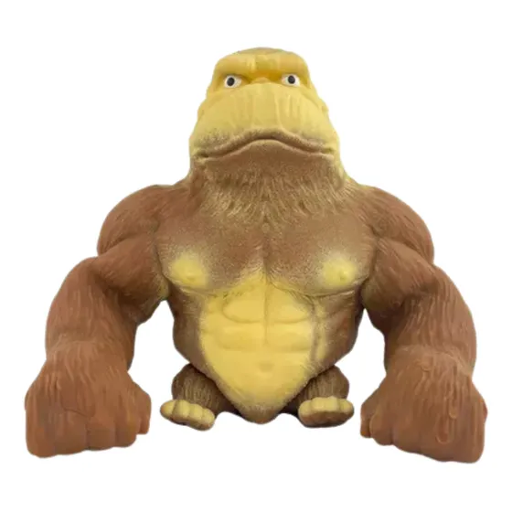 Boneco Grande Gorila Indestrutível Macaco Kong Estica Esmaga