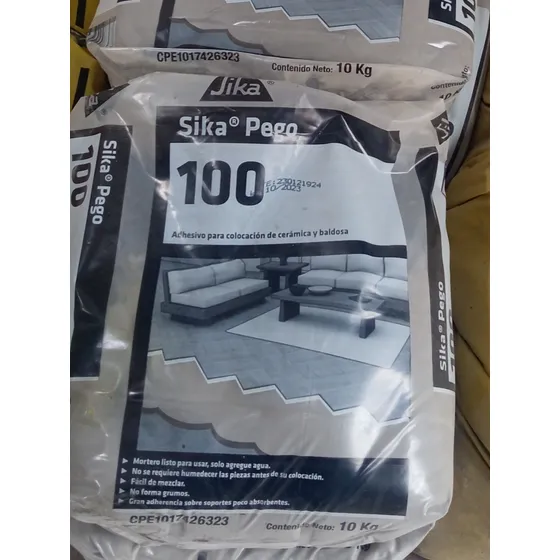 Sika Pego 100 Saco De 10 Kgs