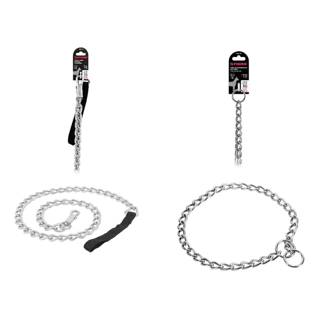 Correa De Paseo Y Collar Para Perro Razas Grandes Hasta 50kg