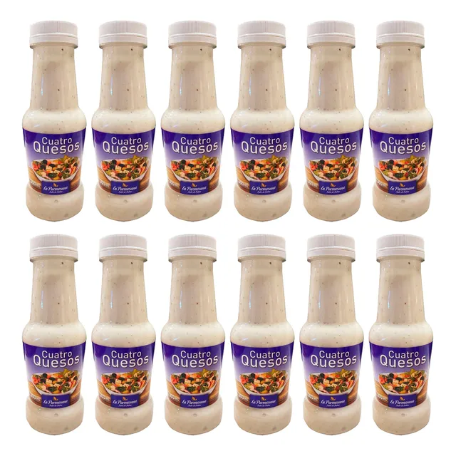 Salsa Cuatro Quesos X300 Gr Pack X12 Unidades - La Parmesana