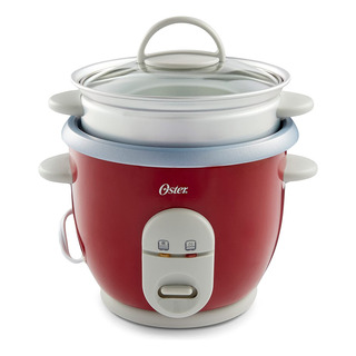 Hervidor De Arroz Oster De 6 Tazas Con Vaporizador, Rojo (00 Hervidor De Arroz Oster De 6 Tazas Con Vaporizador, Rojo (00