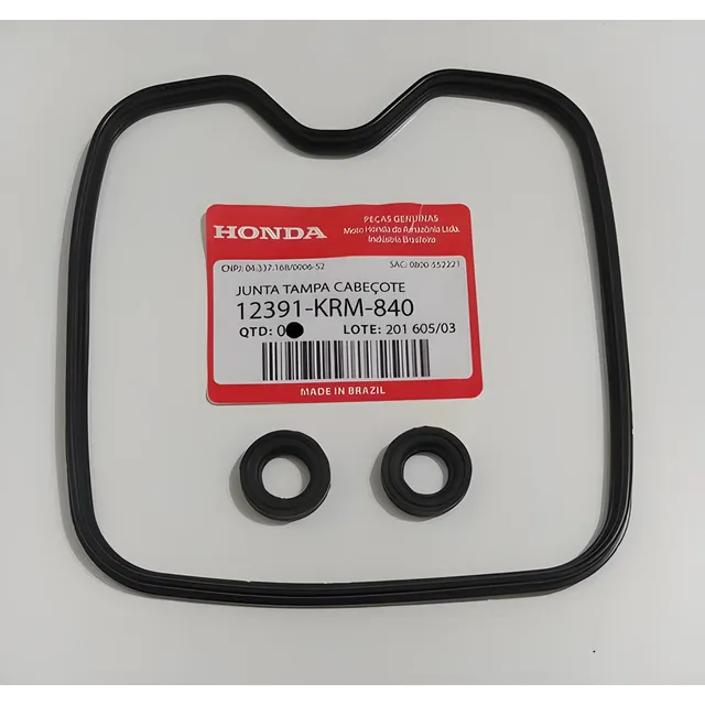 Guarnição Tampa Válvula Honda Cg 150 Titan Mix Flex Gasolina