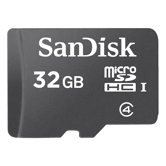 MicroSD Sandisk 32gb Clase 4