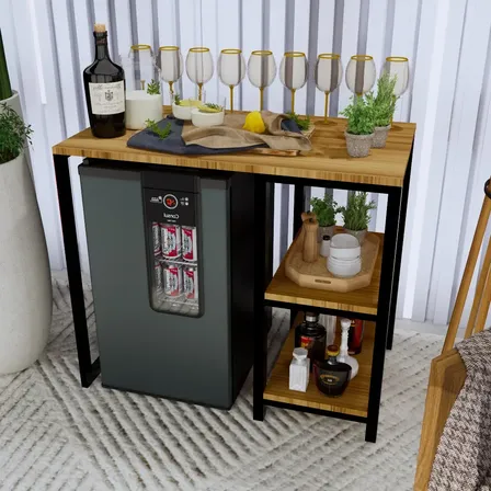 Aparador Para Frigobar Cervejeira Adega