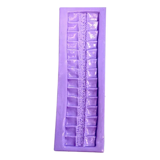 F1467 Molde De Silicone Mini Telhado Confeitaria Biscuit