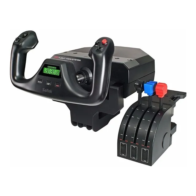 Logitech Gaming G Saitek Pro Sistema Simulación Vuelo Yoke