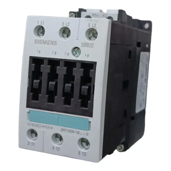 Contactor Siemens 3rt1036-1bb40 50a, 400vac Bobina 24vdc