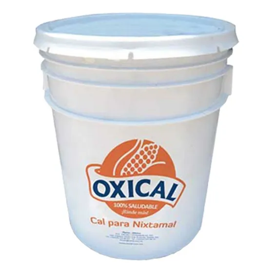 Cal Para Nixtamal Oxical Tortillas Saludable Cubeta 20 Kg