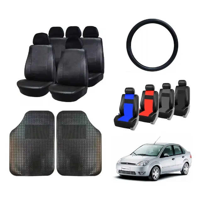 Fundas Cubre Asiento + Alfombra 2p + C Volante Ford Fiesta