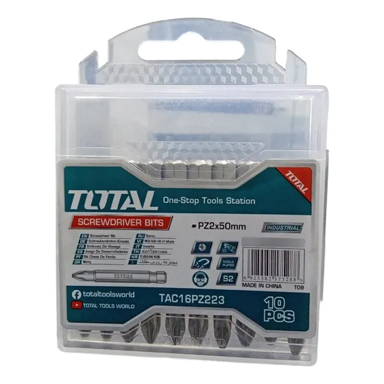 Punta Para Destornilladores Total (50mm X 10 Pzas)