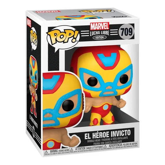 Funko Pop De Marvel Luchadores Iron Man El Héroe Invicto 709