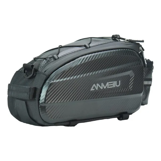 Bolso Para Bicicleta Sobre Parrilla Impermeable 6 Litros Negro
