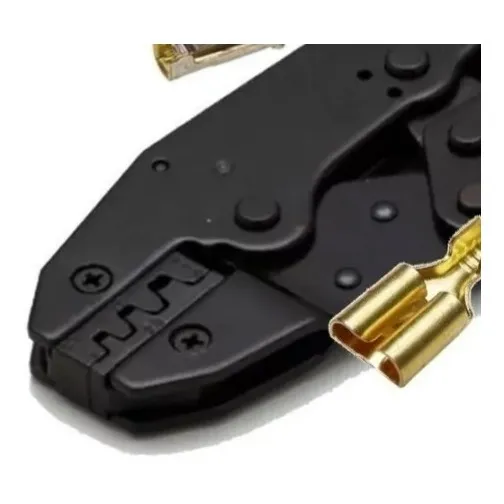 Alicate Crimpar Terminais Automotivo Faston Com Catraca 230c