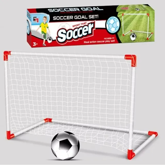 Cancha De Fútbol Incluye: 1 Arqueria Malla Balón E Inflador