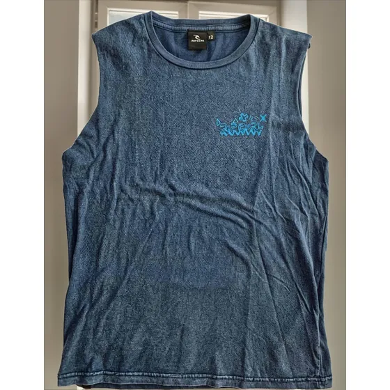 Musculosa Rip Curl  Azul Talle 12 Niños Impecable 