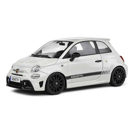 Miniatura Carro Fiat F595 Abarth 2022 1:18 Solido Branco