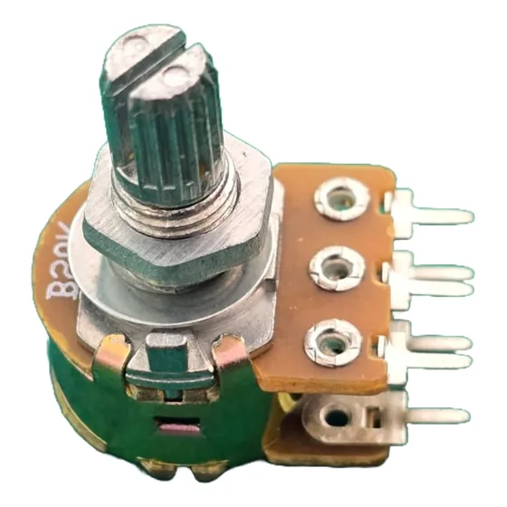 4x Potenciometro 20kb 16mm L15 Linear Duplo 6 Terminais