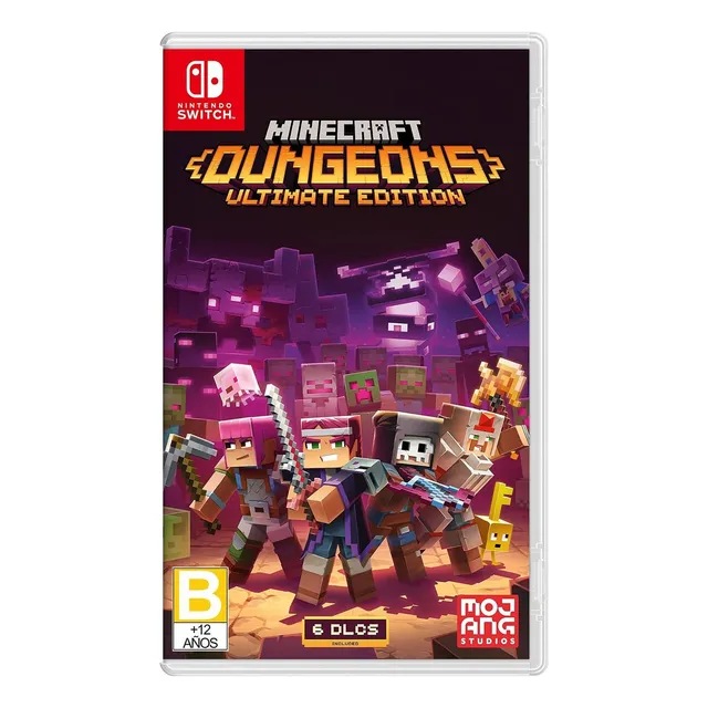 Minecraft Dungeons Ultimate Edition 6 Dlcs Nintendo Switch