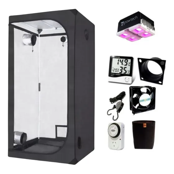 Combo Full Kit Indoor Carpa 80x80x160 + Growtech 200w 