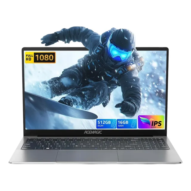 Acemagic Ultrabook Ax15 512gb Ssd Gris 15.6  16gb De Ram