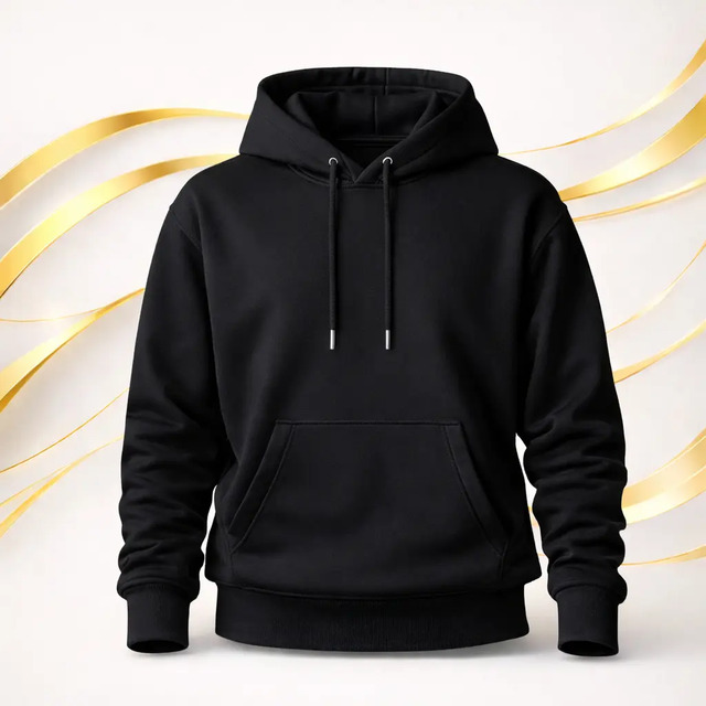 Moletom Flanelado Liso Blusa De Frio Canguru Algodão Unissex Gg Preto Moletom Flanelado Liso Blusa De Frio Canguru Algodão Unissex Gg Preto