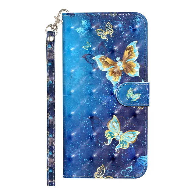 Funda Tipo Cartera Para Huawei P9 Lite/p10/p10 Lite Funda Protectora De Piel Pintada En 3d Con Tapa