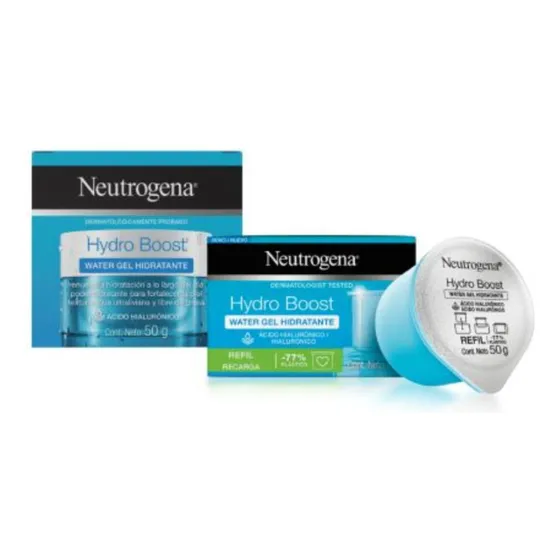 Pack Gel Neutrógena Hydro Boost 50 G + Recarga De 50 G
