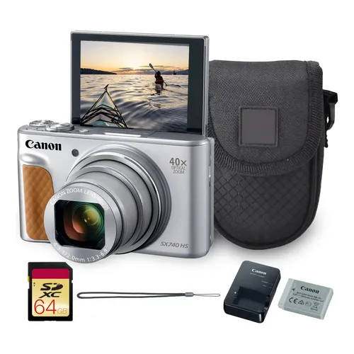 Canon PowerShot SX740 HS compacta avançada cor prateado | MercadoLivre