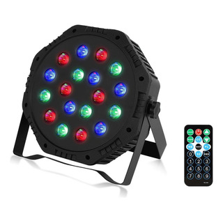 Cañon De Leds 18x1 Con Control Rgb Multicolor Audio Rítmico. Cañon De Leds 18x1 Con Control Rgb Multicolor Audio Rítmico.