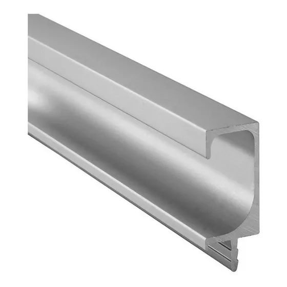 Perfil Tirador En C De Aluminio H 3,5cm Cocinas Empotradas 