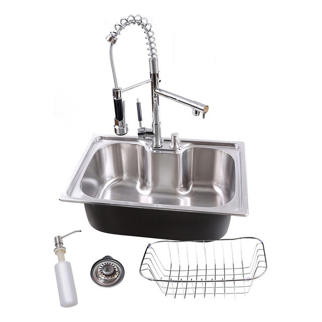 Kit Cuba Gourmet 60x42 Com Acessórios E Torneira Monocomando Cor Prateado Kit Cuba Gourmet 60x42 Com Acessórios E Torneira Monocomando Cor Prateado