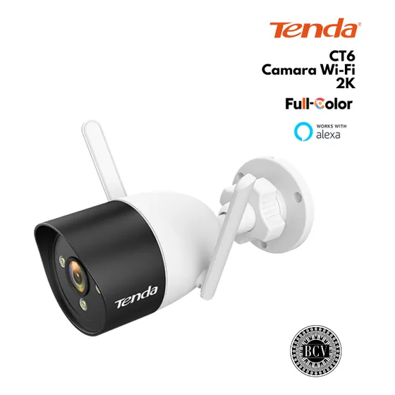 Camara Tenda Ct6 Exterior 2k Wifi Full Color Noche Audio Nvr