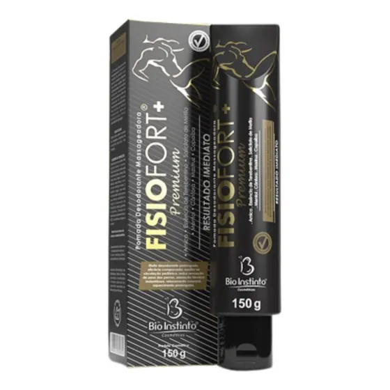 Fisiofort Premium Negra Pomada Masajeadora 150g