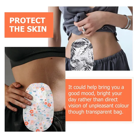 Tofficu Ostomy - Funda Para Bolsa De Colostomía: 2 Fundas El