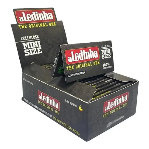 Caixa Aledinha Celulose Lacrada Mini Size Sabor Sem sabor
