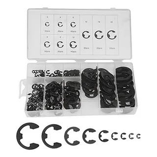 Kit Surtido De 300 Anillos De Retención Externos De Acero Ne Kit Surtido De 300 Anillos De Retención Externos De Acero Ne