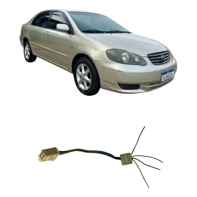 Chicote Plug Lanterna Traseira Corolla 2002 2003 2004 2005