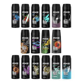 12 Axe Body Spray Deodrant Anit-aerspirant (12x 150 Ml/5.07 12 Axe Body Spray Deodrant Anit-aerspirant (12x 150 Ml/5.07