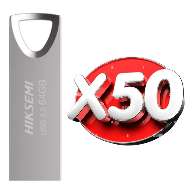 Pack X50 Memorias Usb 64gb /3.0 / Metal /windows Mac Linux