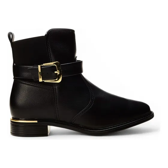 Bota Casual Feminina 3077-121 Com Salto Bloco Baixo Vizzano