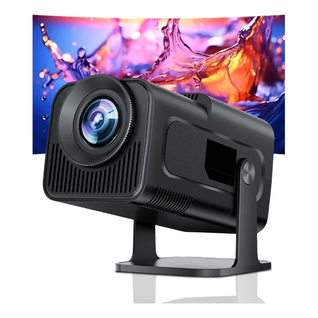 Projetor Hy320 Mini 4k Android 13 Wi-fi Bluetooth Cinema Projetor Hy320 Mini 4k Android 13 Wi-fi Bluetooth Cinema