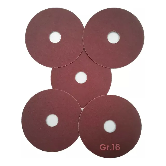 Pintura Automotriz Disco De Fibra 114mm Gr. 16 - 5 Un