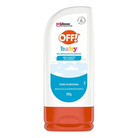 Repelente De Insetos Gel Off! Baby Com Icaridina 200g
