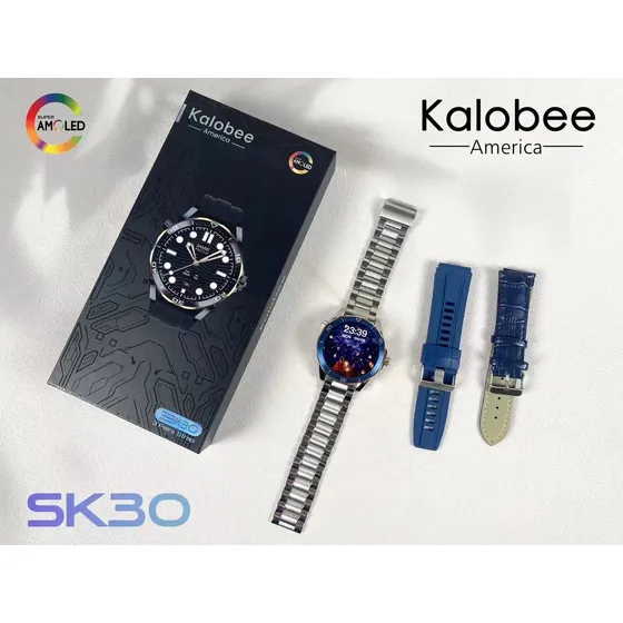 Smart Watch Kalobee Sk30 Con 3 Mallas (pantalla Amoled)