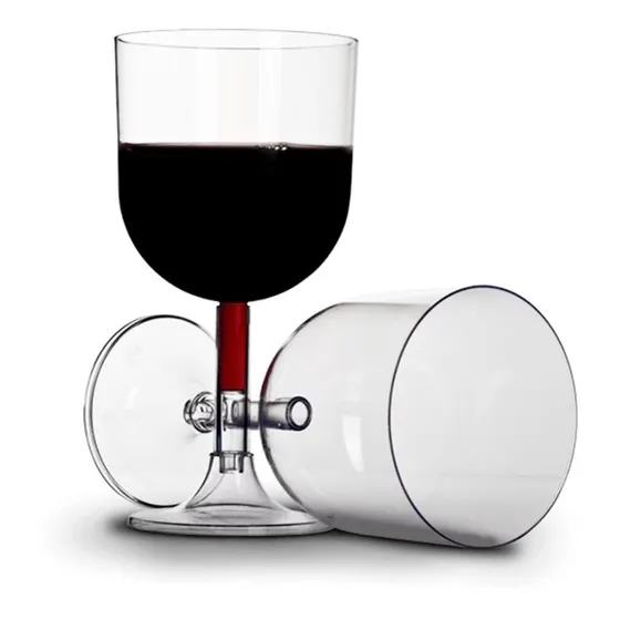 Vaso Descartable Strawplast Tc260 Copa De Vino De 260ml Pack Por 4 Unidades