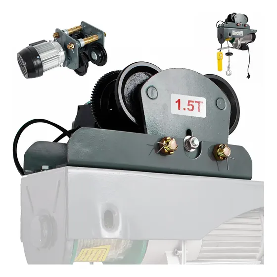 Electric Trole De Carga Para Vigas 1.5t Ancho Ajustable