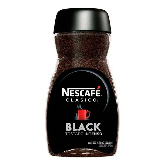 3 Pza Nescafé Café Soluble Nescafé Clásico Black 170 Gramos